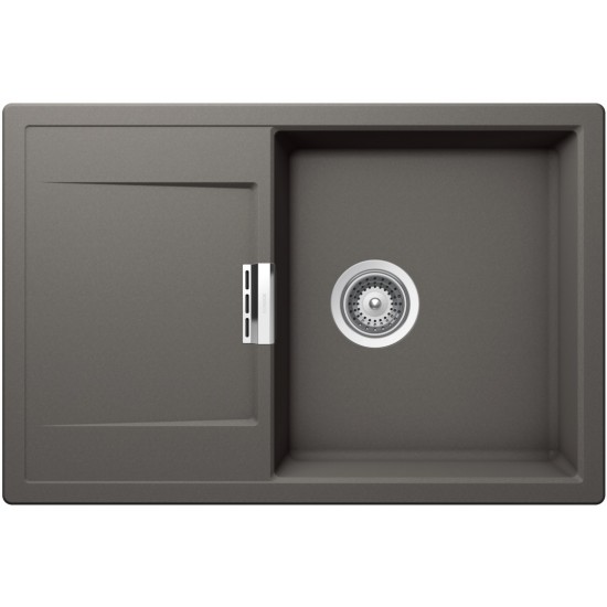 SCHOCK MONO D-100 SILVERSTONE - Pomivalno korito z odcejalnikom