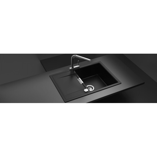 SCHOCK MONO D-100 STONE - Pomivalno korito z odcejalnikom