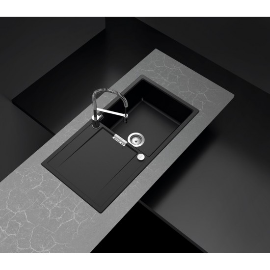 SCHOCK MONO D-100L PURO - Pomivalno korito z odcejalnikom