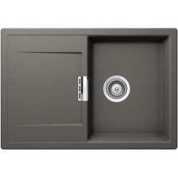 SCHOCK MONO D-100S SILVERSTONE - Pomivalno korito z odcejalnikom