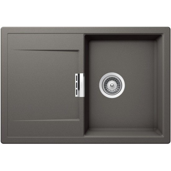 SCHOCK MONO D-100S SILVERSTONE - Pomivalno korito z odcejalnikom