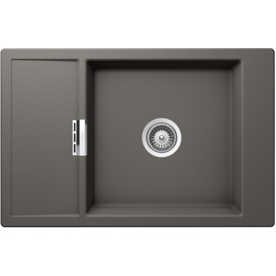 SCHOCK MONO D-100XS SILVERSTONE - Pomivalno korito z odcejalnikom