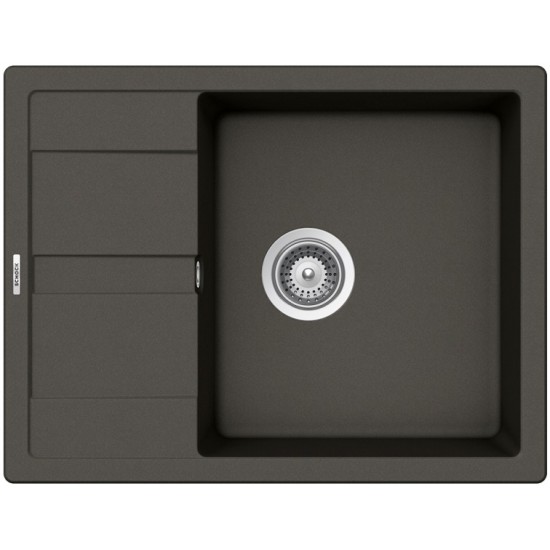 SCHOCK RONDA D-100L ASPHALT - Pomivalno korito z odcejalnikom