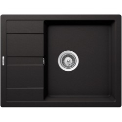 SCHOCK RONDA D-100L NERO - Pomivalno korito z odcejalnikom