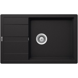 SCHOCK RONDA D-100XL ONYX - Pomivalno korito z odcejalnikom