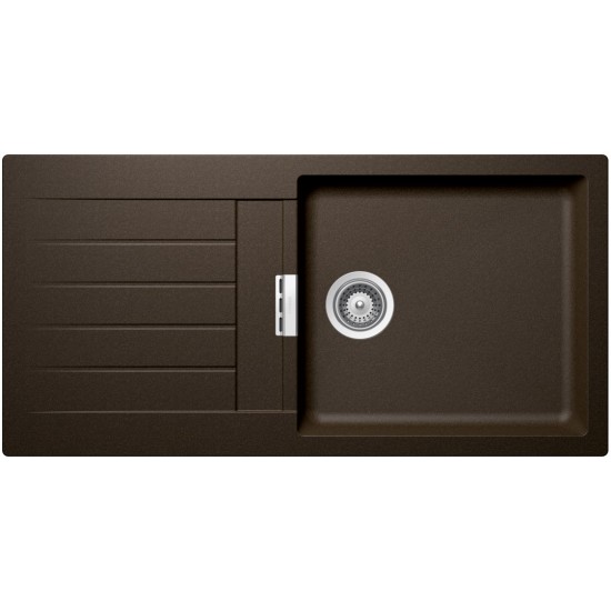 SCHOCK SIGNUS D-100L BRONZE - Pomivalno korito z odcejalnikom