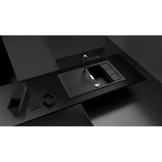 SCHOCK TIA D-100 MAGMA - Pomivalno korito z odcejalnikom