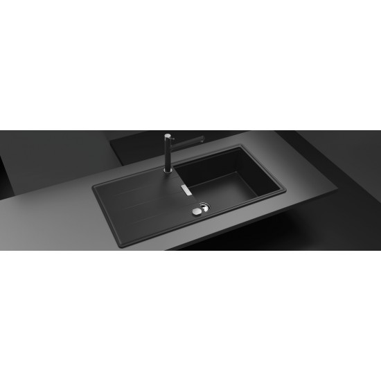 SCHOCK TIA D-100L PURO - Pomivalno korito z odcejalnikom