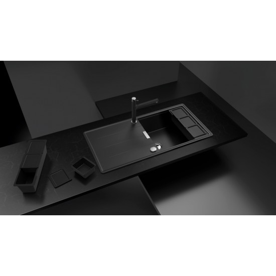 SCHOCK TIA D-100L PURO - Pomivalno korito z odcejalnikom