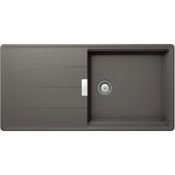 SCHOCK TIA D-100L SILVERSTONE - Pomivalno korito z odcejalnikom