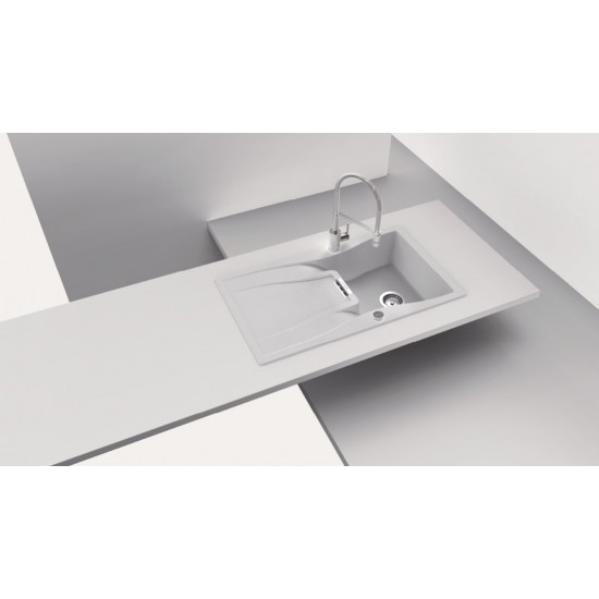 SCHOCK WATERFALL D-100 POLARIS - Pomivalno korito z odcejalnikom