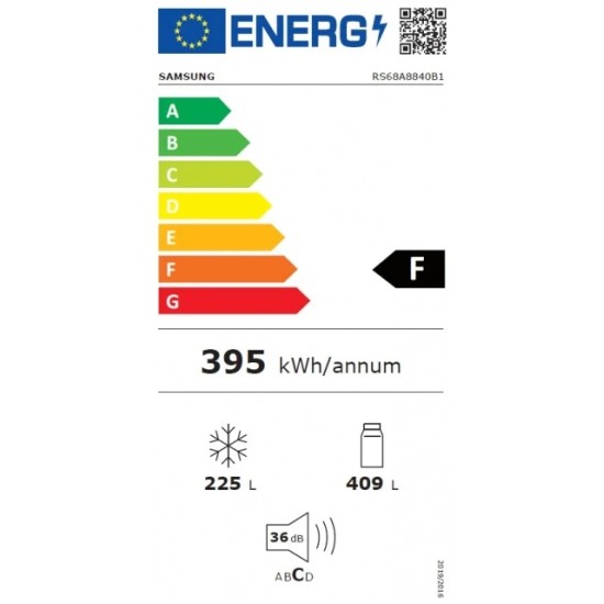 SAMSUNG RS68A8840B1/EF - Ameriški hladilnik