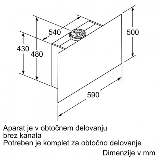 BOSCH DWF67KM60 - Stenska napa Serie 6