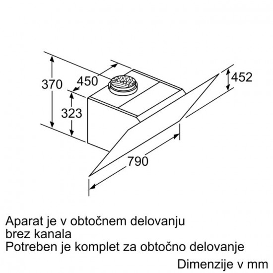 BOSCH DWK87CM20 - Stenska napa Serie 4