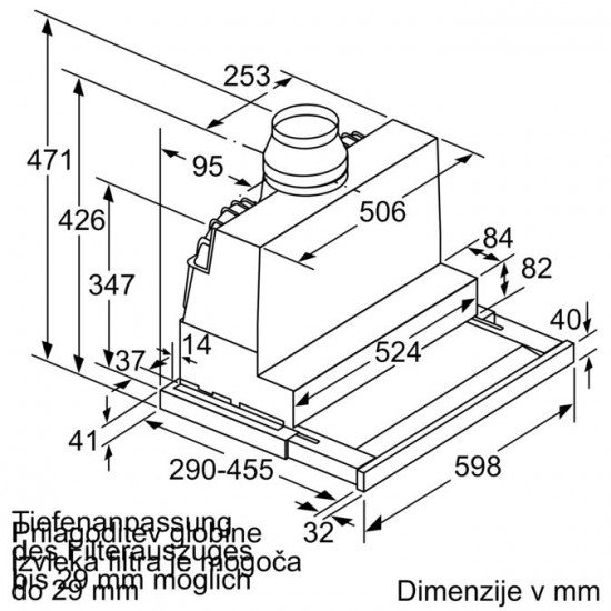BOSCH DFS067K51 - Izvlečna napa Serie 8
