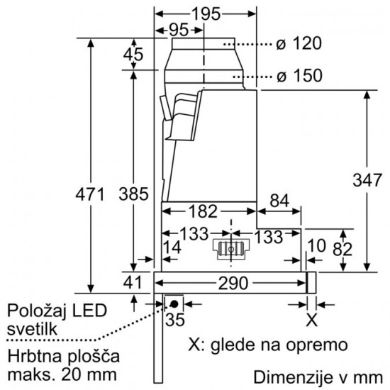 BOSCH DFS097A51 - Izvlečna napa Serie 4