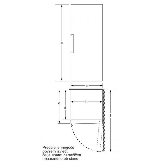 BOSCH GSN58AWDP - Prostostoječa zamrzovalna omara Serie 6