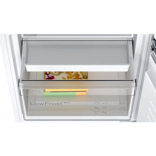 BOSCH KIV87VFE0 - Vgradni hladilnik z zamrzovalnikom spodaj