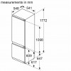 BOSCH KIV87VFE0 - Vgradni hladilnik z zamrzovalnikom spodaj