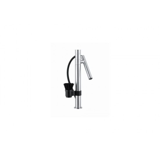 FOSTER BERT INOX-ČRNA - Kuhinjska pipa