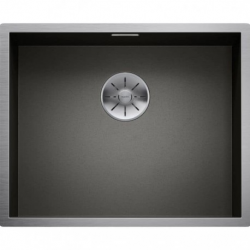 BLANCO ZEROX 500-U TEMNI INOX - Pomivalno korito brez odcejalnika