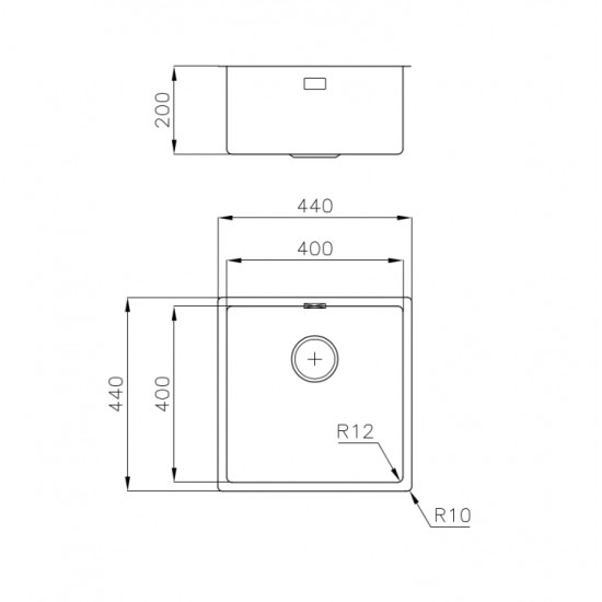 FOSTER S4001 INOX - Pomivalno korito brez odcejalnika