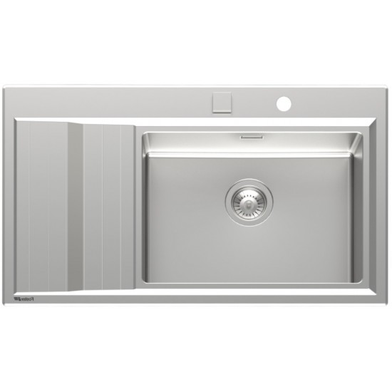 FOSTER STRIPE INOX - Pomivalno korito z odcejalnikom