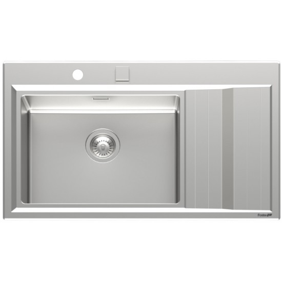 FOSTER STRIPE INOX - Pomivalno korito z odcejalnikom