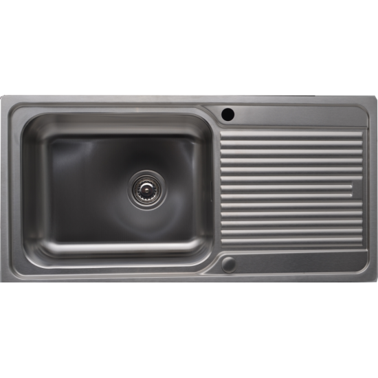 SINK SOLUTION A LINE 1000*500 INOX - Pomivalno korito z odcejalnikom