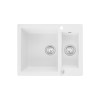 SINK SOLUTION NATURA 80 PLUS BELA - Pomivalno korito brez odcejalnika