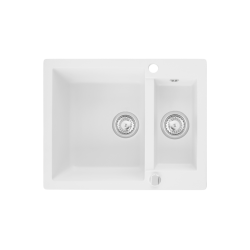 SINK SOLUTION NATURA 80 PLUS BELA - Pomivalno korito brez odcejalnika