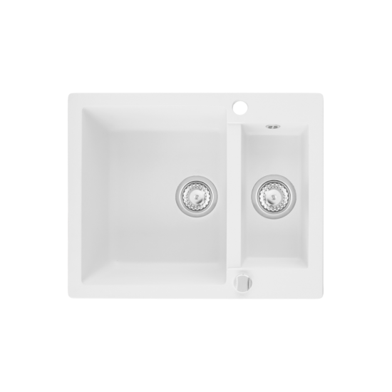 SINK SOLUTION NATURA 80 PLUS BELA - Pomivalno korito brez odcejalnika
