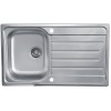 SINK SOLUTION A LINE 860*500-lux INOX - Pomivalno korito z odcejalnikom