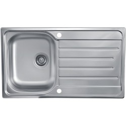 SINK SOLUTION A LINE 860*500-lux INOX - Pomivalno korito z odcejalnikom