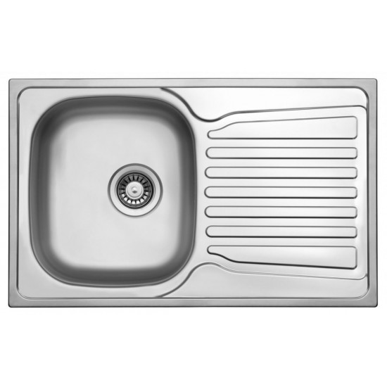 SINK SOLUTION A LINE 780*480 INOX - Pomivalno korito z odcejalnikom
