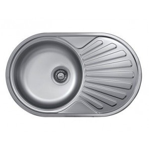 SINK SOLUTION A LINE 770*480 INOX - Pomivalno korito z odcejalnikom