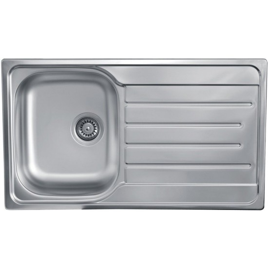 SINK SOLUTION A LINE 860*500 INOX - Pomivalno korito z odcejalnikom