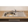 SINK SOLUTION A LINE 780*435-lux INOX - Pomivalno korito z odcejalnikom