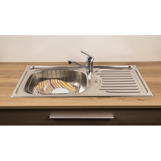 SINK SOLUTION A LINE 780*435-lux INOX - Pomivalno korito z odcejalnikom
