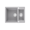 SINK SOLUTION NATURA 80 PLUS SIVA - Pomivalno korito brez odcejalnika
