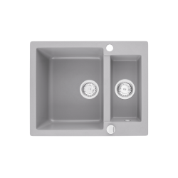 SINK SOLUTION NATURA 80 PLUS SIVA - Pomivalno korito brez odcejalnika