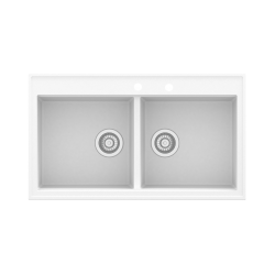 SINK SOLUTION NATURA 160 PLUS BELA - Pomivalno korito brez odcejalnika