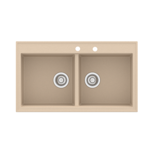 SINK SOLUTION NATURA 160 PLUS BEŽ - Pomivalno korito brez odcejalnika