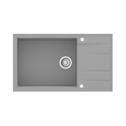 SINK SOLUTION NATURA 200 PLUS SIVA - Pomivalno korito z odcejalnikom