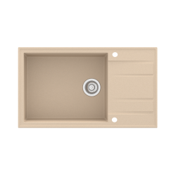 SINK SOLUTION NATURA 200 PLUS BEŽ - Pomivalno korito z odcejalnikom