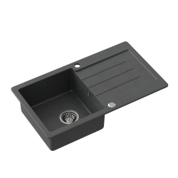 SINK SOLUTION LUMINA 40 PLUS SIVA - Pomivalno korito z odcejalnikom