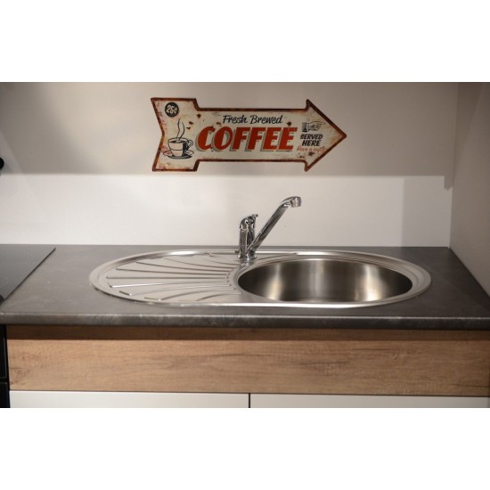 SINK SOLUTION A LINE 770*480 INOX - Pomivalno korito z odcejalnikom