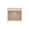 SINK SOLUTION NATURA 60 PLUS BEŽ - Pomivalno korito brez odcejalnika