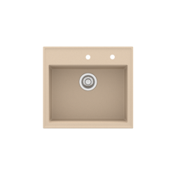 SINK SOLUTION NATURA 60 PLUS BEŽ - Pomivalno korito brez odcejalnika