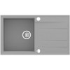 SINK SOLUTION NATURA 40 PLUS SIVA - Pomivalno korito z odcejalnikom
